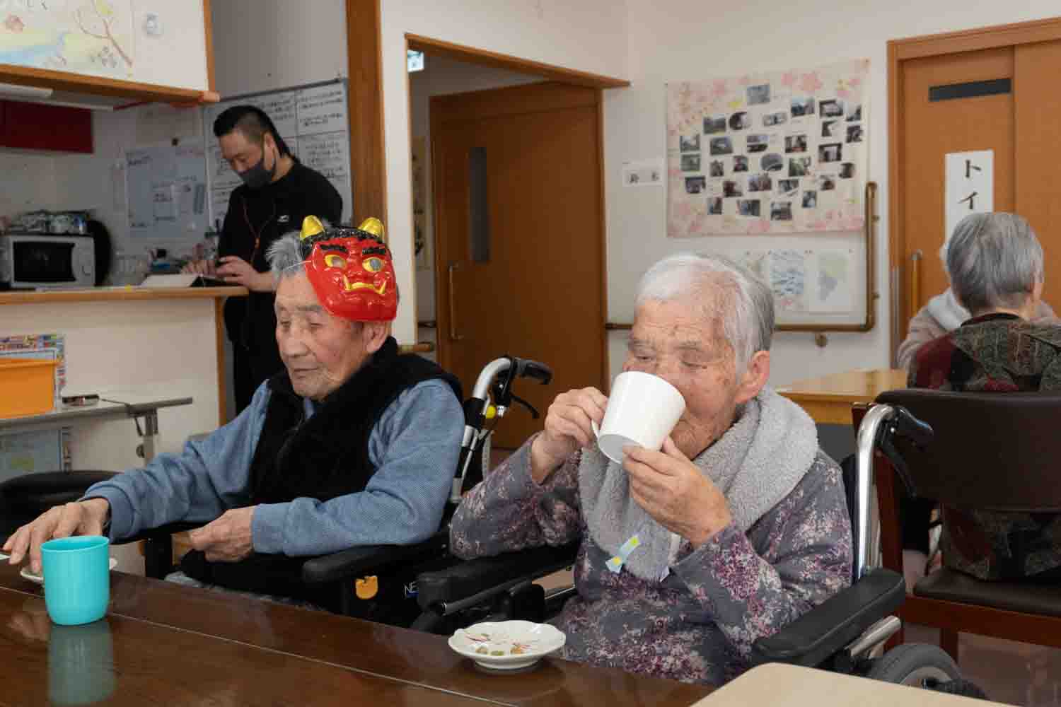 あったかい飲み物をのみながらゆったり