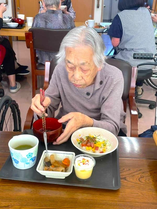 こちらの入居者さんは、お吸い物がお気に入り