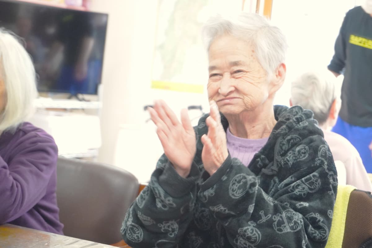 たくさん取れた！と拍手。