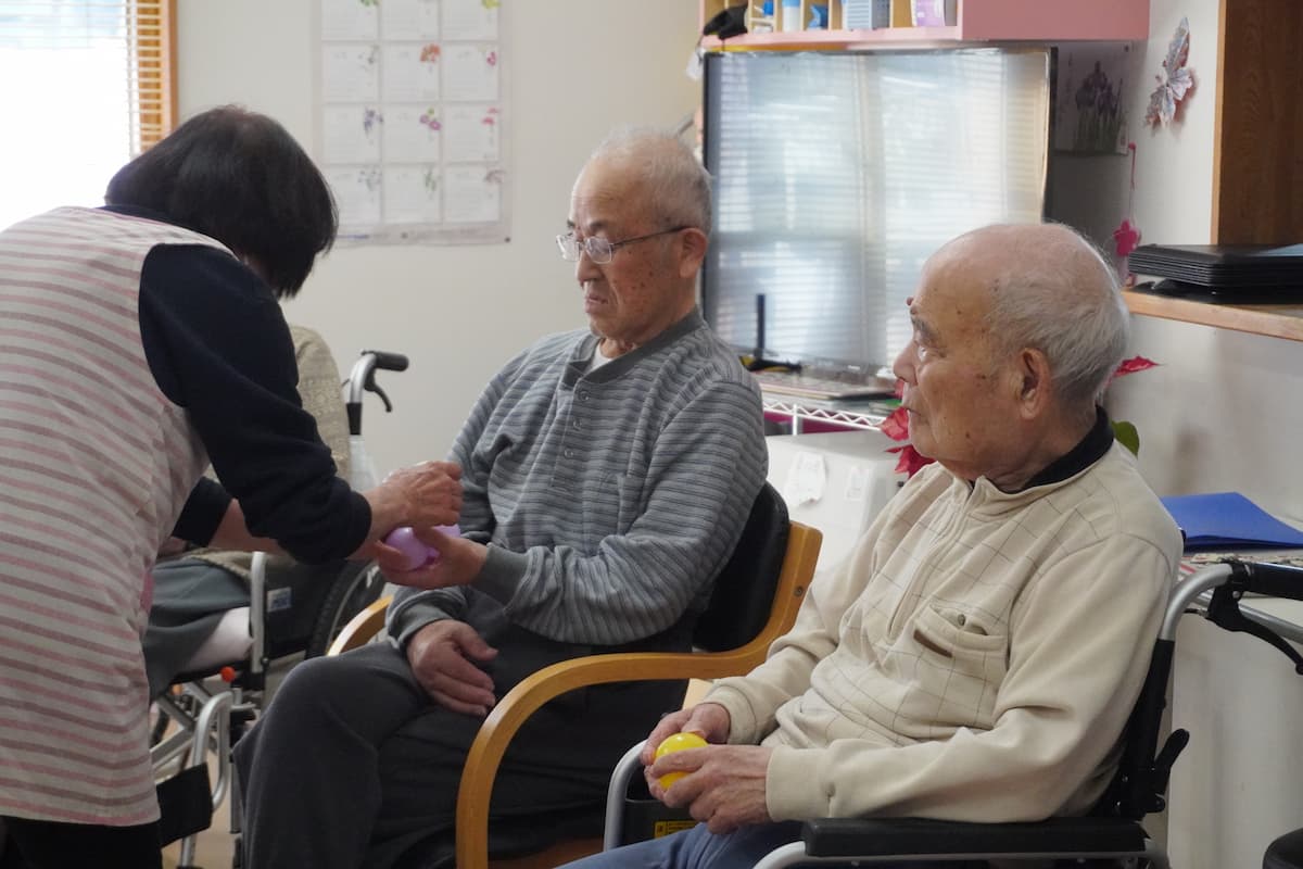 落とさないように…